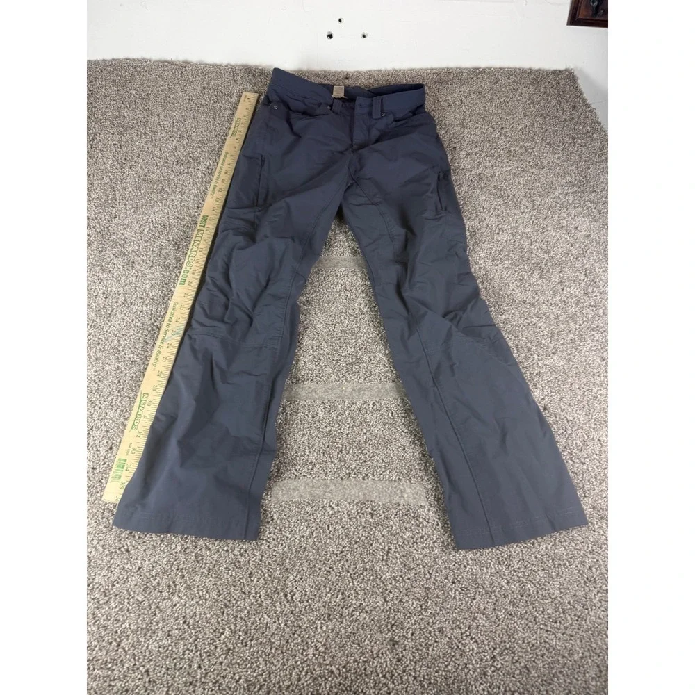 Prana Halle Straight Leg Hiking Pants Gray Blue Women 6x31 Stretch Outdoor